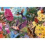 Ravensburger - Puzzle pentru varstnici pasari Colibri si fluturi cu sablon de imagine si suport din carton 200 piese mari XL Rav